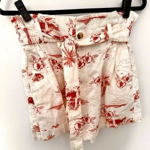 Madewell Paperbag Linen Cotton Short